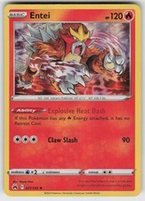 Entei 021/159 Holo Rare Crown Zenith picture