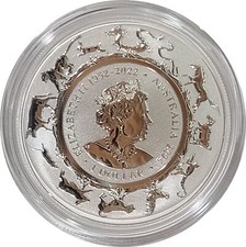 2024 Year of the Dragon 🐉 Royal Australian Mint 1oz .999 Silver BU in Capsule picture