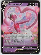 Enamorus V 082/196 Holo V Rare Lost Origin Pokemon Holo Near Mint picture