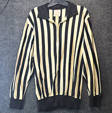 Vtg 50s 60s Wilson Referee Shirt Men Large Zip Knit Collegiate CCA Talon USA XL picture