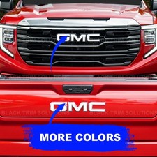 For 2025-2026 Gmc Sierra 1500 COLOR Overlay DECAL Vinyl x2 for Front Rear Emblem picture