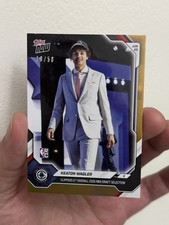 2026 Topps Now #KWAG Keaton Wagler Rookie Draft LA Clippers Gold Parallel 19/50 picture