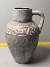 Mid Century Modern Pottery Vase Jug  Pitcher  10.5