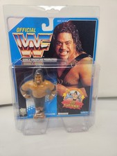 Fatu of the Head Shrinkers WWF Wrestling 1993 Hasbro Action Figure NEW SEALED picture