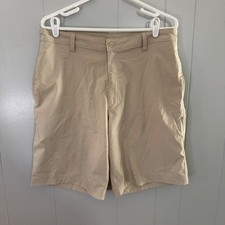C9 by Champion Golf Shorts Mens 34 Khaki Flat Front Performance Activewear EUC picture
