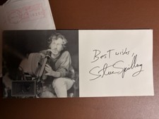 Steven Spielberg Autographed Photo – DreamWorks SKG Mailing Envelope  picture