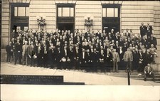 Butte MT Annual Convention Group Azo c1910s Real Photo Vintage Postcard bhn picture