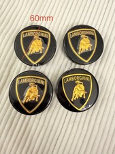 NEW Lamborghini HURACAN URUS Aventador Bull Center Cap Hub Cap Set (4) 470601147 picture