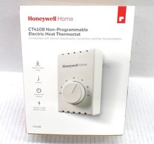 HONEYWELL CT410B HOME NON-PROGRAMMABLE MANUAL 4 WIRE BASEBOARD HEATER THERMOSTAT picture