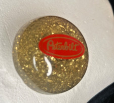 Vintage Original Peterbilt Gold Metalflake Glitter Shift Knob w/Extension 1970's picture