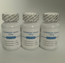 3PCS Pills Ivermaze* 4 Person 12 Mg 100 Pills 99% Purity Digest Supplement Pro picture