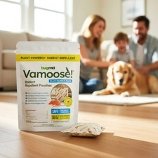 8-pk Vamoose Plus Rodent Repellent Pouches, Plant Scent Repels Rats & Mice BugMD picture