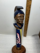 PRIMO BEER HAWAIIAN CHIEF AND WARRIOR KA'IANA draft beer tap handle. HAWAII picture