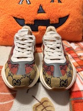 Gucci Rhyton GG Multicolor Canvas Leather Chunky Sneakers White Men’s/Women’s picture