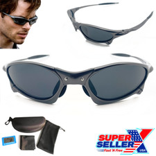 Metal-X Penny Cyclops Sunglasses Polarized Black Iridium UV400 Lenses - USA picture