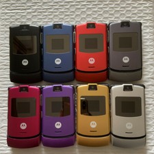 Original Motorola RAZR V3 Unlocked Flip GSM Bluetooth Loudspeaker Mobile Phone picture