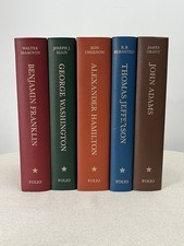 FOLIO SOCIETY Founding Fathers Franklin Adams Hamilton Jefferson Washington picture