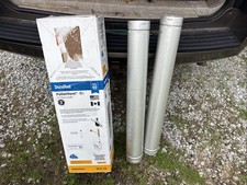 2pcs- DuraVent 4PVL-36 Pellet Vent Stove Pipe, Twist Lock, 4 x 36 In. picture
