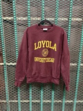Vintage Champion Reverse Weave Sweatshirt Loyola University Chicago Size Small picture
