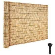 Uimoso Natural Reed Fence Panel 4 ft x 16.4 ft Privacy Screen Roll for Garden picture