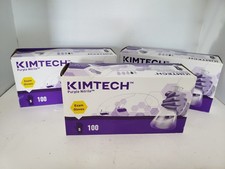 KIMBERY-CLARK KIMTECH 55081 SMALL DISPOSABLE NITRILE GLOVE 100 CT (LOT OF 3) NIB picture