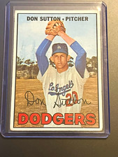 Topps 1967 Don Sutton #445 Base Set - Los Angeles Dodgers MLB Baseball Card picture