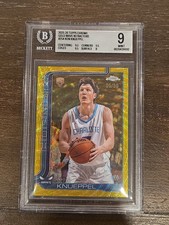 2025 Topps Chrome Gold Wave Refractor Kon Knueppel /50 BGS 9 picture