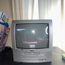 Toshiba MD13N3 13 CRT TV DVD COMBO Retro Gaming Tested/ DVD  working  no remote  picture