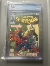 Marvel Amazing Spider-Man #204 (1980) CGC 7.5 Spider-Man Black Cat Wolfman picture