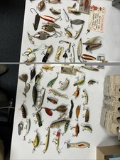 Huge Lot 75+Plus Vintage Fishing Lures picture