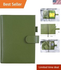 Stylish A5+ Leather Planner Cover with Card Slots for Hobonichi & Stalogy Users picture