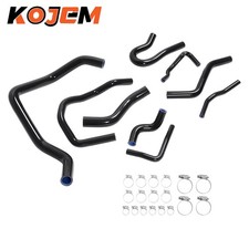 9x Silicone Radiator Coolant Hose+Clamps Kit For Honda Civic D15 D16 EG EK 92-00 picture