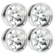 (Set-4) Vision ATV 351 Flow 15x10 4x156 0mm Machined Wheels Rims 15 inch picture