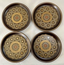 Vintage Denby Arabesque Samarkand 8 Dessert/ Bread Plates 6 1/2