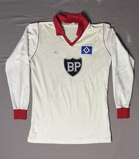 VTG 80 82 Hamburger SV Hamburg Erima BP Home Long Sleeve Football Shirt L 7/8 picture