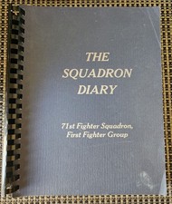 Rare Diary 71st 1st Fighter Squadron Group WWII P-38 History P.E. MacAllister picture