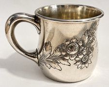 Vintage Gorham STERLING Silver Baby Cup 114g  Lion Anchor G picture
