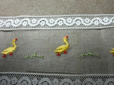 VERY RARE French Swiss Lace C-My other VTG Maline/Valencienne  Lace & Patterns picture