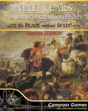 Compass Games Nine Years The War Of The Grand Alliance 1688-1697 Deluxe 1307 NIS picture