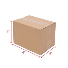 100 6x4x4 Cardboard Paper Boxes Mailing Packing Shipping Box Corrugated Carton picture