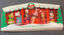 Vintage Nutcracker Christmas Ornaments - Set Of 6- Handpainted- 3” Gorham picture