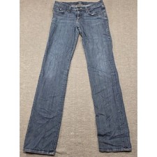 Rock & Republic Los Angeles Blue Straight Leg Jeans Womens Size 29 Medium Wash picture