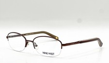 NEW NINE WEST NW1035 204 CHOCOLATE AUTHENTIC EYEGLASSES 53-18 picture