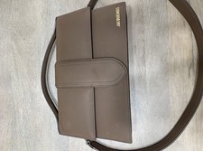 Jacquemus le Grand Bambino Crossbody Flap Bag Brown Calf Leather picture