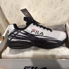 FILA Men's Axilus 2 Energized Running Shoe White black  1TM01876-112 size 9 picture