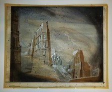 BORIS LEVEN Original HAND SIGNED Art Director's Sketch Film & Theatre Production picture