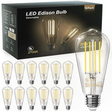 Dimmable Vintage LED Edison Bulbs Warm White 2700K E26 for Home Cafe Restaurant picture