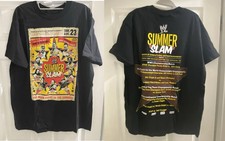 WWE SummerSlam 2009 PPV Event T-Shirt Vintage Wrestling Graphic Tee S-5XL picture