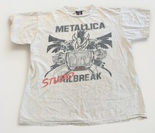 Vtg 1995 Metallica Donington MetClub Fan Club Shirt XL Giant Tultex DeVito picture