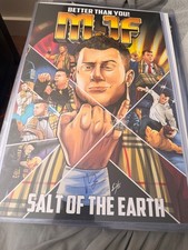 MJF signed 11x17 with Coa plus 2 mystery items picture